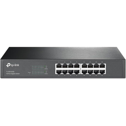 سويتش تي بي لينك جيجا بت، 16 منفذ، TL-SG1016D - اسود