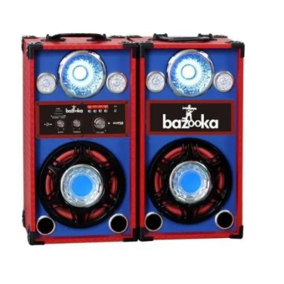 Bazooka Subwoofer 10 W in Black and Green - BZ-6300 | صب ووفر بازوكا 10 وات باللون أسود وأخضر - BZ-6300