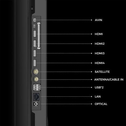 Haier TV 32 inch in Black - H32K80E | تلفزيون (شاشة) هاير 32 بوصة باللون أسود - H32K80E