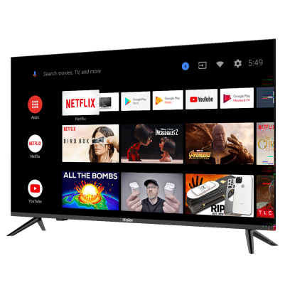 Haier TV 50 inch in Black - LE50K6600UG | تلفزيون (شاشة) هاير 50 بوصة باللون أسود - LE50K6600UG