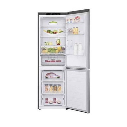 LG Refrigerator 341 Liter in Silver - GW-B479NLLM | ثلاجة إل جي 341 لتر باللون فضي - GW-B479NLLM