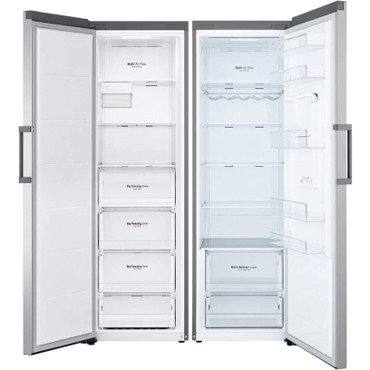 LG Refrigerator 384 Liter in Silver - GC-F411ELDM | ثلاجة إل جي 384 لتر باللون فضي - GC-F411ELDM