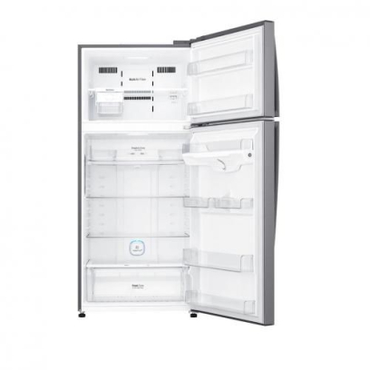 LG Refrigerator 475 Liter in Silver - GN-H622HLHL | ثلاجة إل جي 475 لتر باللون فضي - GN-H622HLHL