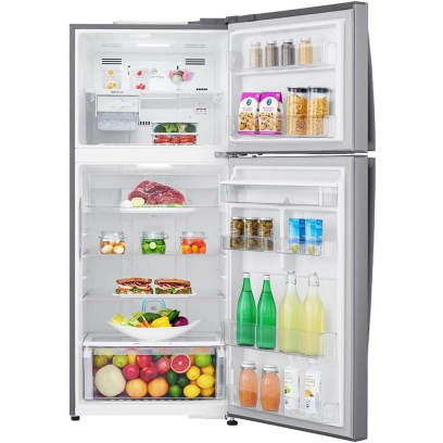 LG Refrigerator 592 Liter in Silver - GR-F822HLHM | ثلاجة إل جي 592 لتر باللون فضي - GR-F822HLHM