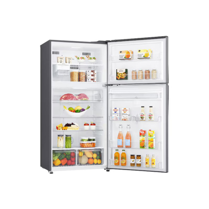 LG Refrigerator 592 Liter in Silver - GR-F882HLHM | ثلاجة إل جي 592 لتر باللون فضي - GR-F882HLHM
