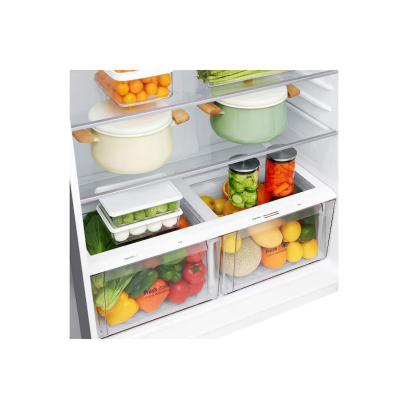 LG Refrigerator 592 Liter in Silver - GR-F882HLHM | ثلاجة إل جي 592 لتر باللون فضي - GR-F882HLHM