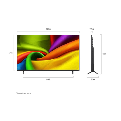 LG TV 55 inch in Black - 55NU850B6LA | تلفزيون (شاشة) إل جي 55 بوصة باللون أسود - 55NU850B6LA