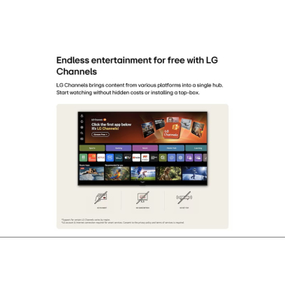 LG TV 75 inch in Black - 75NU850B6LA | تلفزيون (شاشة) إل جي 75 بوصة باللون أسود - 75NU850B6LA