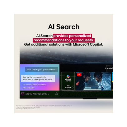 LG TV 75 inch in Black - 75UA84006LB | تلفزيون (شاشة) إل جي 75 بوصة باللون أسود - 75UA84006LB