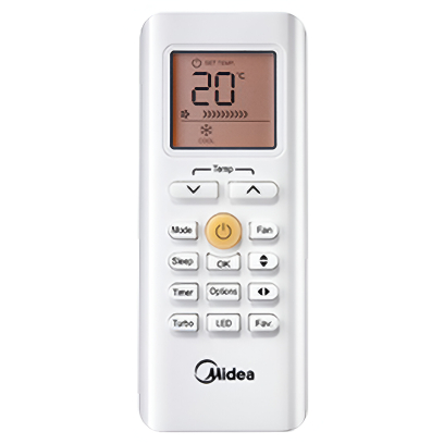 Midea Air Conditioner 1.5 HP in White - MSCT-12CR-N-Q8 | تكييف ميديا 1.5 حصان باللون أبيض - MSCT-12CR-N-Q8