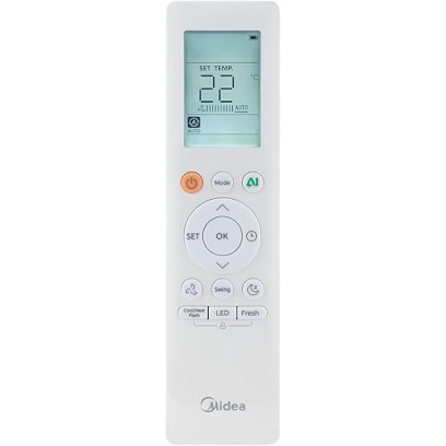 Midea Air Conditioner 1.5 HP in White - MSEFT-12HRDN8F-Q8 | تكييف ميديا 1.5 حصان باللون أبيض - MSEFT-12HRDN8F-Q8
