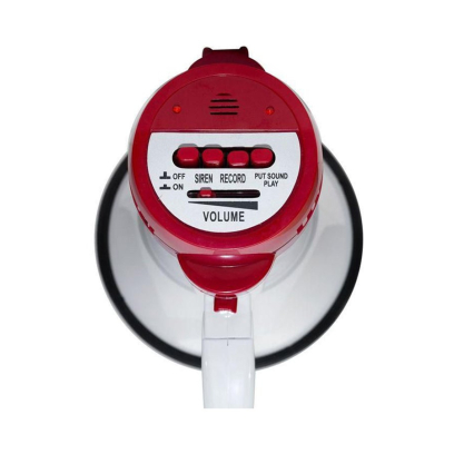 Unitex Megaphone 15 W in Red and Black - HW-8RC | ميجافون يونيتكس 15 وات باللون أحمر وأسود - HW-8RC