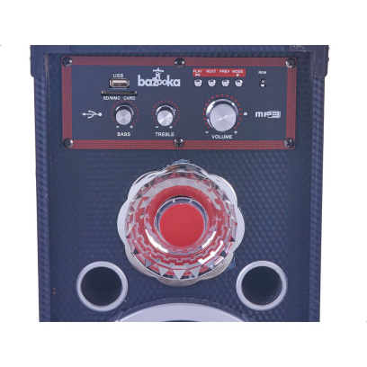 Bazooka Subwoofer 10 W in Black - BZ-6200 | صب ووفر بازوكا 10 وات باللون أسود - BZ-6200