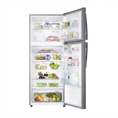 Samsung Refrigerator 454 Liter in Silver - RT-46K6300S8 | ثلاجة سامسونج 454 لتر باللون فضي - RT-46K6300S8