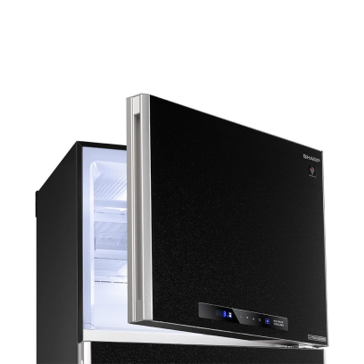 Sharp Refrigerator 396 Liter in Black - SJ-PV48G-BK | ثلاجة شارب 396 لتر باللون أسود - SJ-PV48G-BK