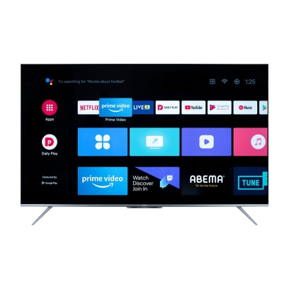 Sharp TV 55 inch in Silver - 4T-C55DL6EX | تلفزيون (شاشة) شارب 55 بوصة باللون فضي - 4T-C55DL6EX
