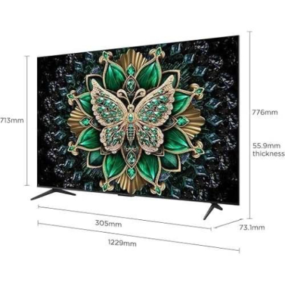 TCL TV 55 inch in Black - 55C6K | تلفزيون (شاشة) تي سي إل 55 بوصة باللون أسود - 55C6K