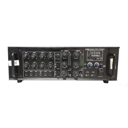 Unitex Mixer Amplifier 7000 W in Black - UTZA-7000EU-B | امبليفاير ميكسر يونيتكس 7000 وات باللون أسود - UTZA-7000EU-B