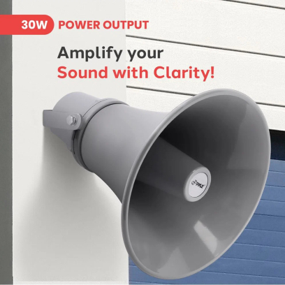 View Sound Horn Speaker 30 W in Grey - VK-960 | سماعة هورن فيو ساوند 30 وات باللون رمادي - VK-960