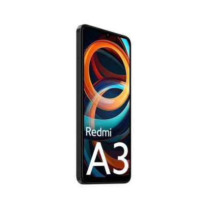 Xiaomi Redmi A3 128 GB 4GB RAM Black 4G LTE Smartphone | موبايل شاومي Redmi A3 128 جيجا رام 4 جيجا لون أسود شبكة 4G LTE