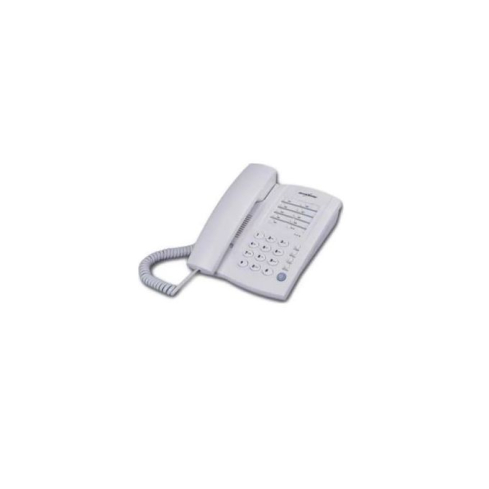 هاتف أرضي سلكي أبيض من نوع Gaoxinqi بدون شاشة عرض - HA399(75)P-TDL