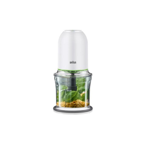 Braun مفرمة MultiPractic 3، سعة 500 مل، 500 واط، أبيض أخضر - CH 3011 WH