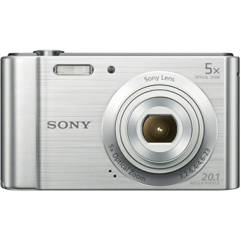 كاميرا سايبر شوت  سوني، 20.1 ميجابكسل، زوم بصري 5x، DSC-W800 - فضي