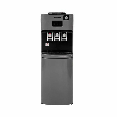 Fresh Water Cooler 3 Taps in Silver - FW-16VFD2 | مبرد مياه فريش ٣ حنفية باللون فضي - FW-16VFD2