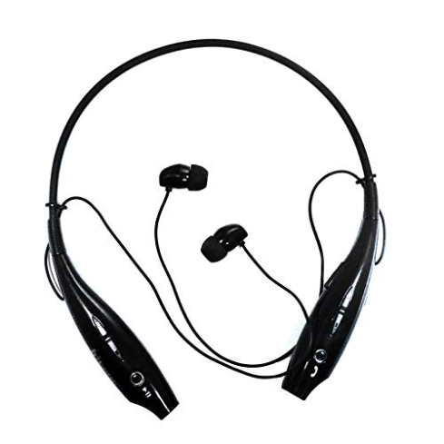 سماعة اذن لاسلكية بميكروفون ال جى، HBS-730 - اسود