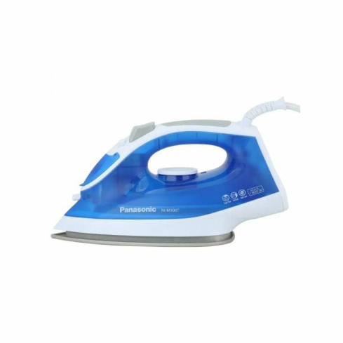 مكواة بخار باناسونيك، 1800 وات، NI-M300T -ضمان دولي - أزرق أبيض