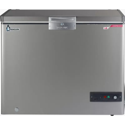 ديب فريزر بنجوين، 205 لتر، أفقي، استانلس ستيل، ES250- LG Compressor