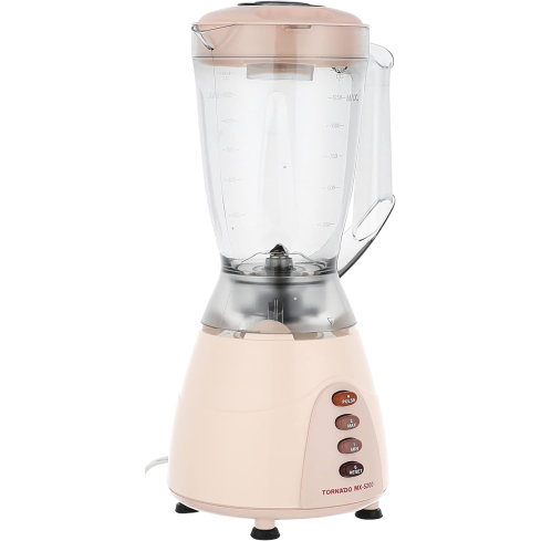 خلاط كهربائي تورنيدو 500 وات 1.5 لتر 2 مطحنة بينك MX5200/2-PINK
