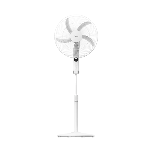 Midea Stand Fan 18 inch in White - FS45-25MT-W | مروحة ستاند ميديا 18 بوصة باللون أبيض - FS45-25MT-W