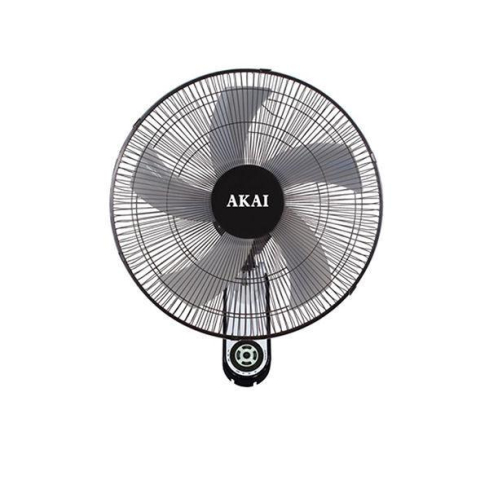 Akai Wall Fan 18 inch in Black - AK-18W | مروحة حائط أكاي 18 بوصة باللون أسود - AK-18W