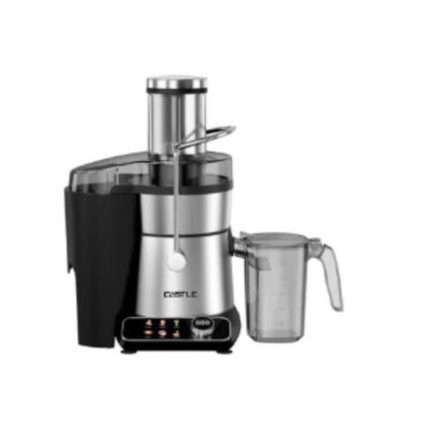 عصارة فواكه كاسيل، 1 لتر، 1400 وات، فضي اسود - JC1460SL