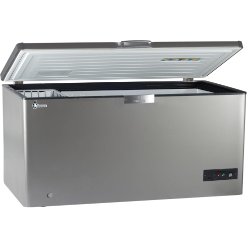Penguin Deep Freezer 505 Liter in Silver - ES-571L | ديب فريزر بنجوين 505 لتر باللون فضي - ES-571L