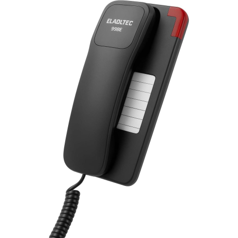 هاتف أرضي سلكي من نوع EL-ADL Tec، أسود - 99BE
