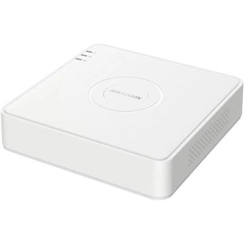 جهاز تسجيل فيديو رقمي من هيكفيجن، 4 قنوات، منفذي USB، منفذ SATA واحد، أبيض، DS-7104HQHI-M1-S(E)