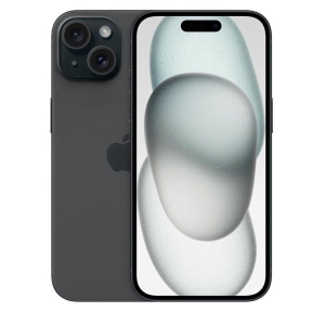 Apple iPhone 15 128 GB 6GB RAM Black 5G Smartphone | موبايل ابل iPhone 15 128 جيجا رام 6 جيجا لون أسود شبكة 5G