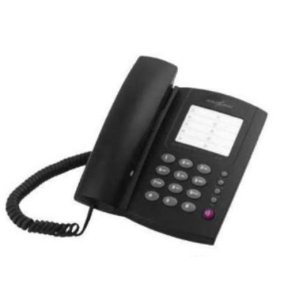 هاتف أرضي سلكي من نوع Gaoxinqi بدون شاشة عرض، HA399(75)P-TDL، أسود