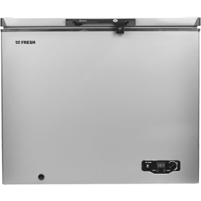 Fresh Deep Freezer 255 Liter in Silver - FDF330S | ديب فريزر فريش 255 لتر باللون فضي - FDF330S