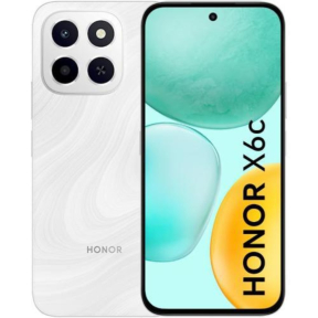 Honor X6c 128 GB 6 GB RAM White 4G LTE Smartphone | هونر X6c 128 جيجابايت رام 6 جيجابايت لون ابيض شبكة 4G LTE