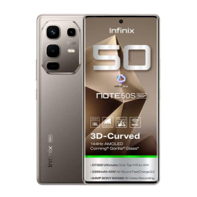 Infinix Note 50S 256 GB 8GB RAM Titanium Grey 5G Smartphone | موبايل إنفينيكس Note 50S 256 جيجا رام 8 جيجا لون رمادي شبكة 5G