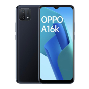Oppo A16k 32 GB 3GB RAM Black 4G LTE Smartphone | موبايل اوبو A16k 32 جيجا رام 3 جيجا لون أسود شبكة 4G LTE