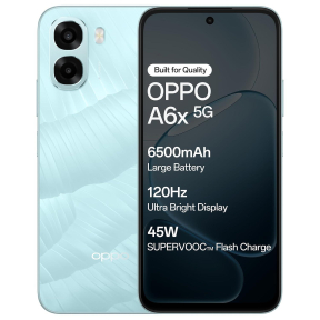 Oppo A6X 128 GB 4GB RAM Ice Blue 4G LTE Smartphone | موبايل أوبو A6X 128 جيجا رام 4 جيجا لون أزرق ثلجي شبكة 4G LTE