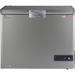 Penguin Deep Freezer 303 Liter in Stainless Steel - ES350- LG Compressor | ديب فريزر بنجوين 303 لتر باللون استانلس ستيل - ES350- LG Compressor