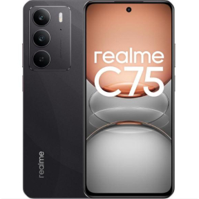 Realme C75 256 GB 8GB RAM Storm Black 4G LTE Smartphone | موبايل ريلمي C75 256 جيجا رام 8 جيجا لون أسود شبكة 4G LTE