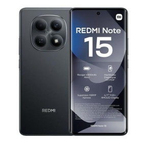 Redmi Note 15 256 GB 8GB RAM Black 4G LTE Smartphone | موبايل ريدمي Note 15 256 جيجا رام 8 جيجا لون أسود شبكة 4G LTE