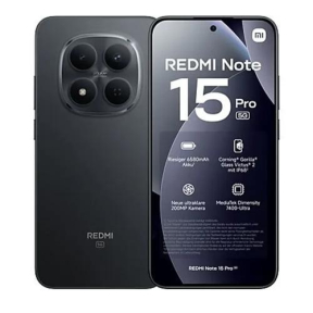 Redmi Note 15 Pro 256 GB 12GB RAM Black 5G Smartphone | موبايل ريدمي Note 15 Pro 256 جيجا رام 12 جيجا لون أسود شبكة 5G