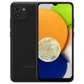 Samsung Galaxy A03 SM-A035F 64 GB 4GB RAM Black 4G LTE Smartphone | موبايل سامسونج Galaxy A03 SM-A035F 64 جيجا رام 4 جيجا لون أسود شبكة 4G LTE